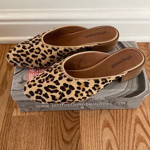 Jeffrey Campbell | Mula mules natural cheetah sz 9